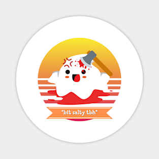 Halloween Cute Ghost Bit Salty TBH Magnet